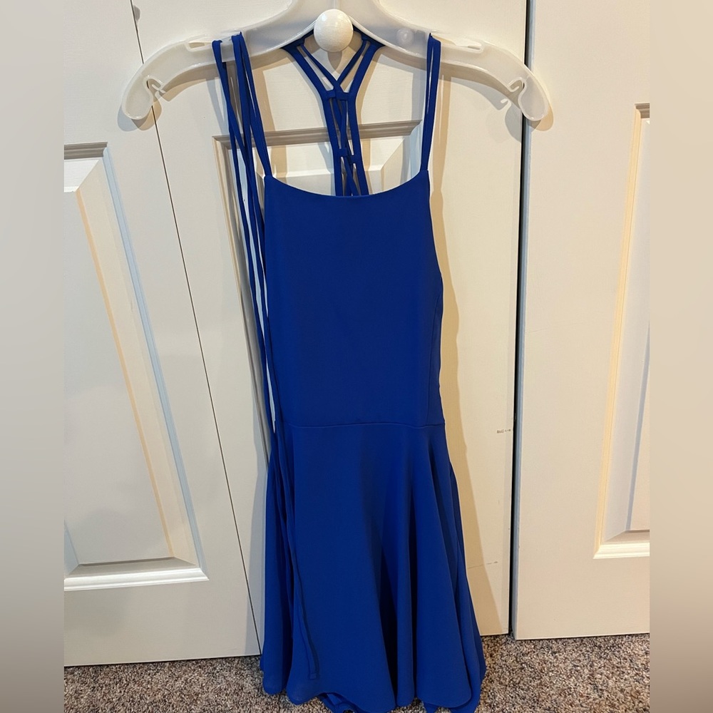 Lulus Lattice Back Dress